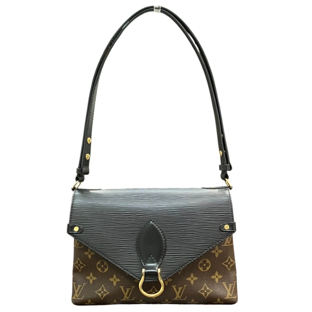 Louis Vuitton Saint Michel Shoulder Bag, Monogram x Epi Leather, Canvas, M44030